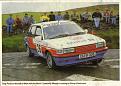 Tony Pond winning class N2 on the 1987 Manx National rally co-driven by Rob Arthur.