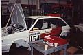 MG Maestro being re-shelled after Franco Fiumefreddo hit a tree on the Rallye Du Condroz in 1989.